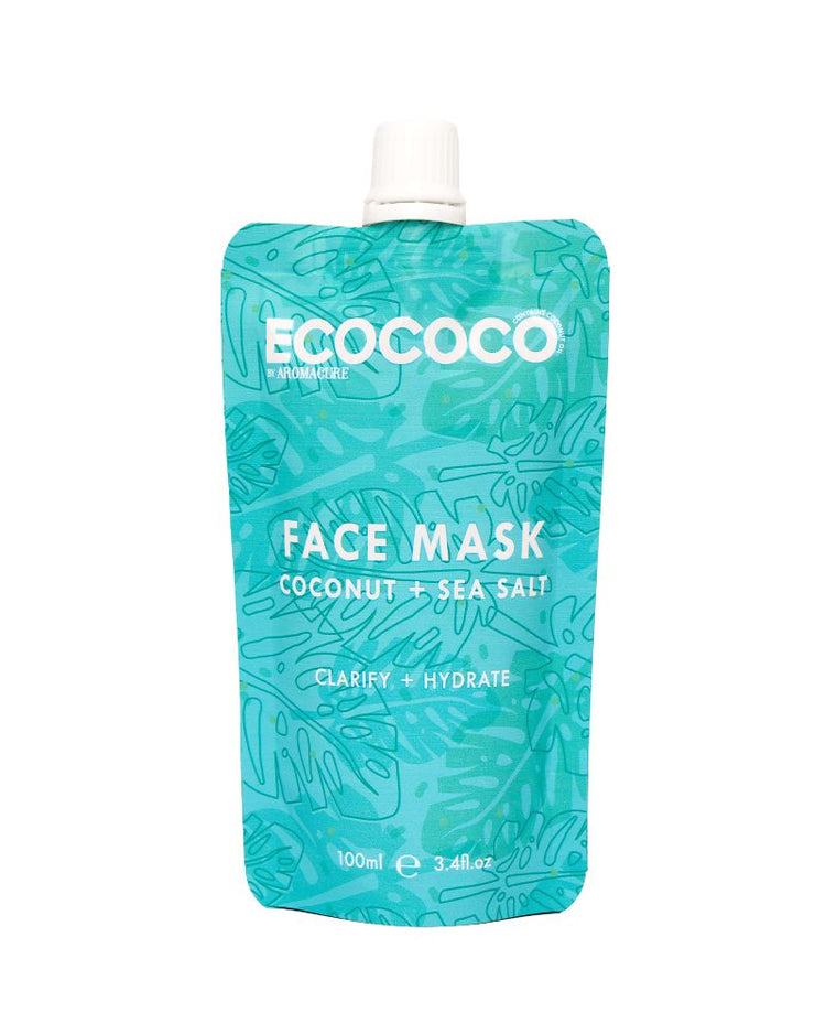 Coco Paper Mask Coconut + Sea Salt Face Mask – ECOCOCO Australia